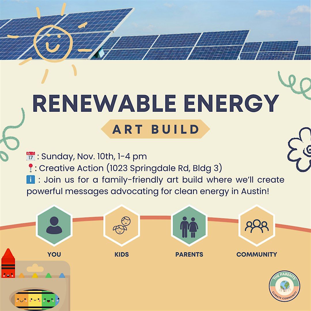 Renewable Energy Art Build