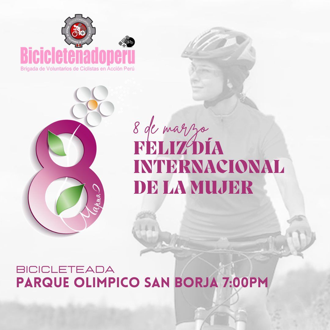 Bicicleteada Dia Internacional de la Mujer