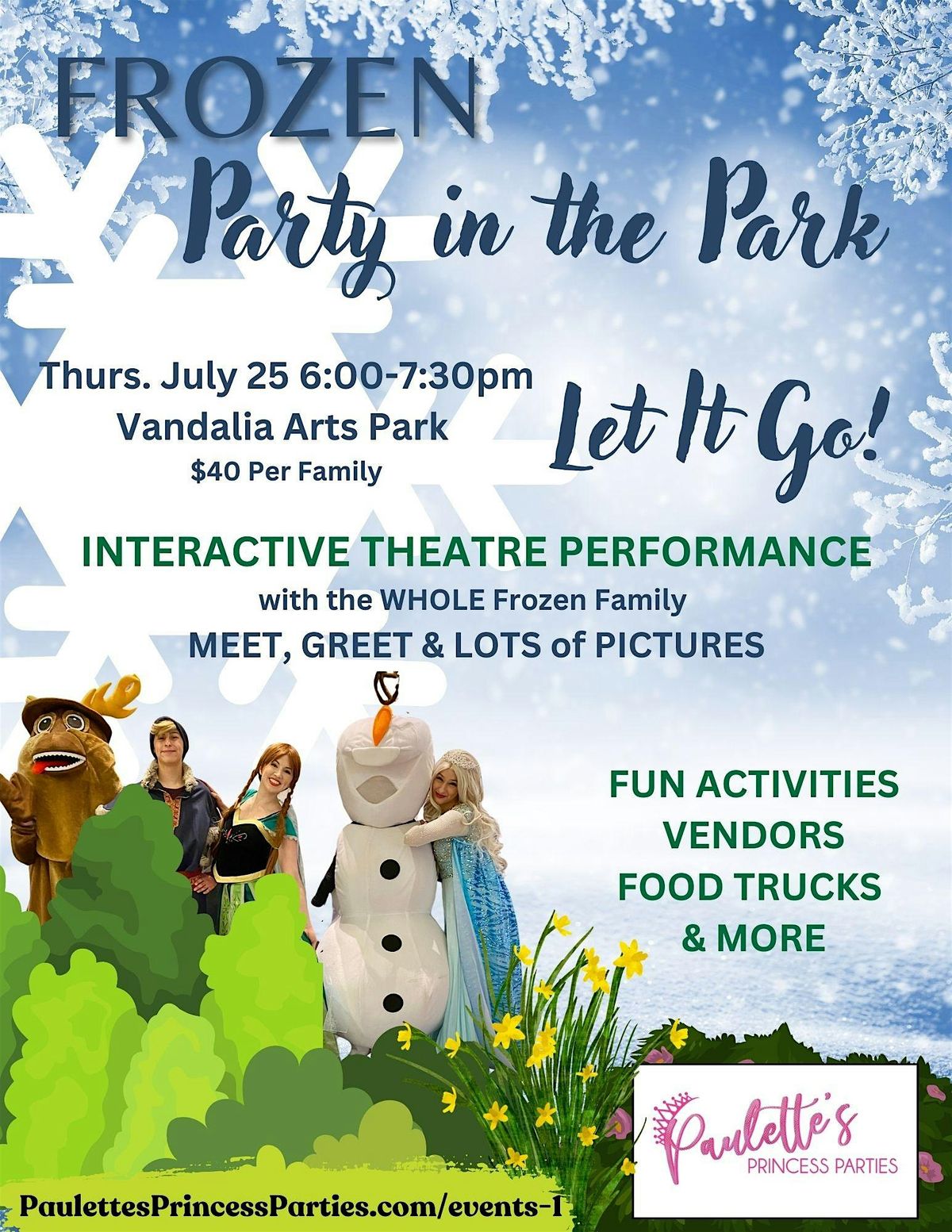 Frozen Party in the Park