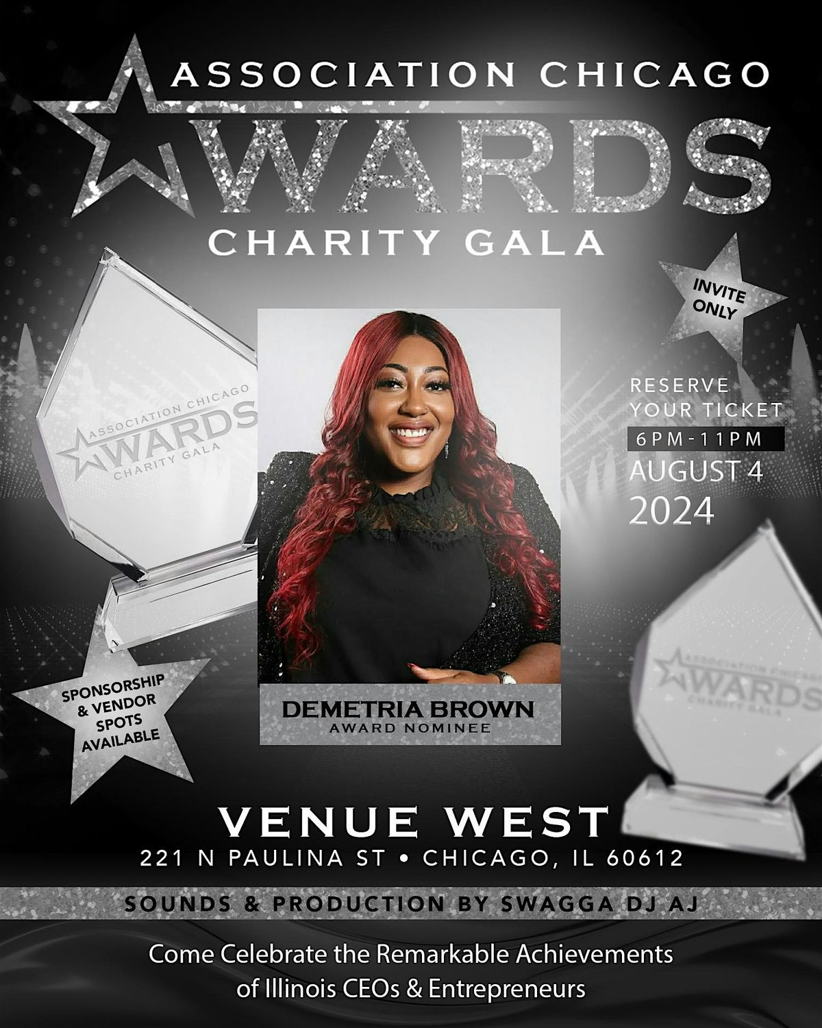 Association Chicago Charity Gala Honoring Demetria Brown