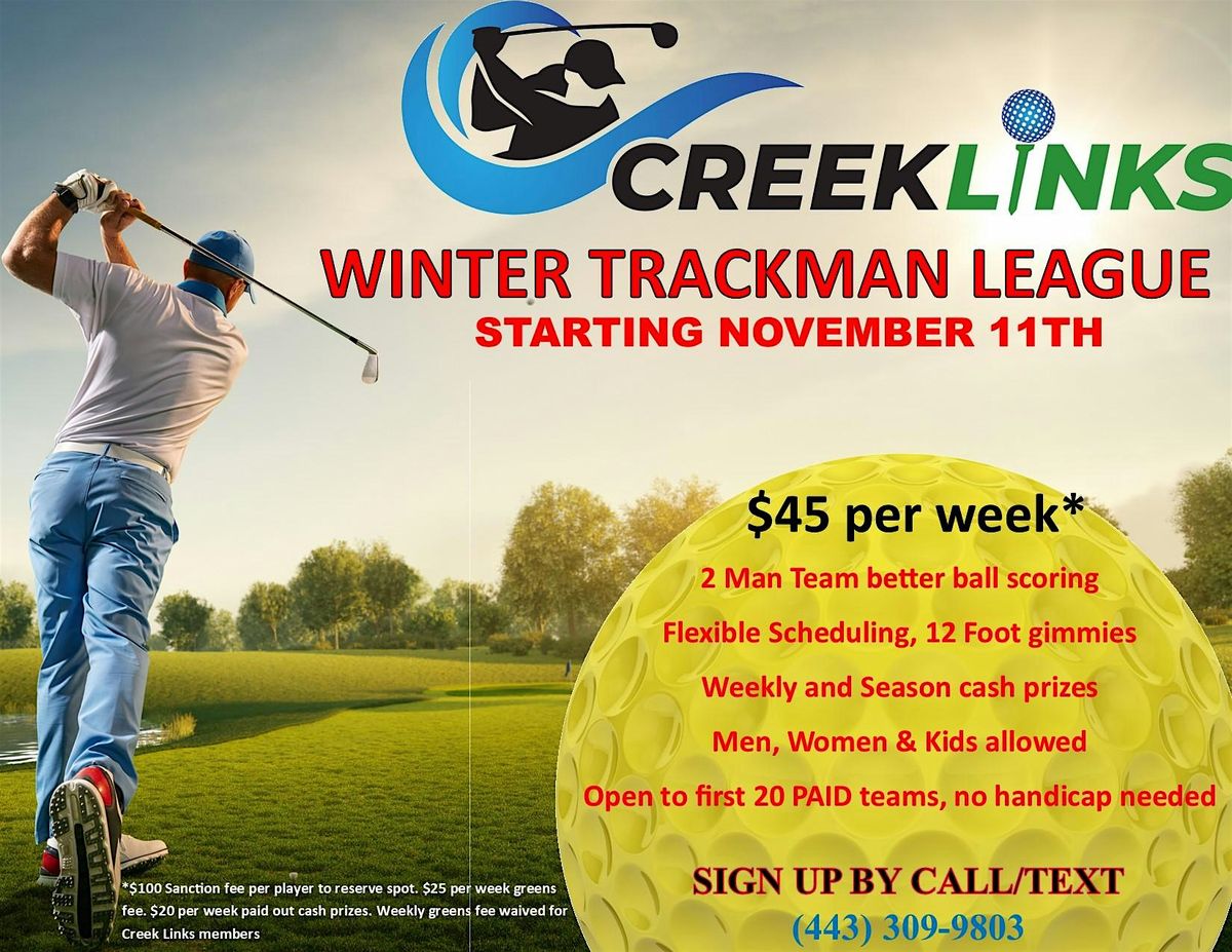 Creek Links Winter Trackman League