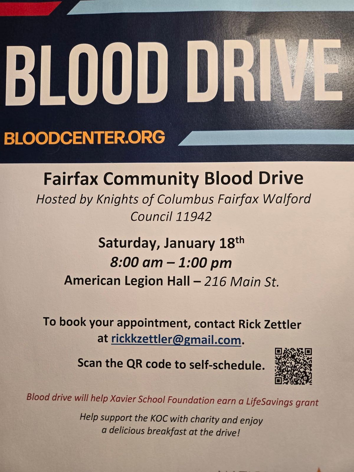 Fairfax Community Blood Drive 