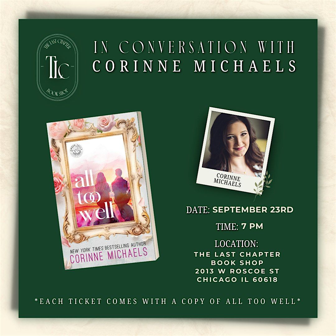 Q&A and book signing with Corinne Michaels