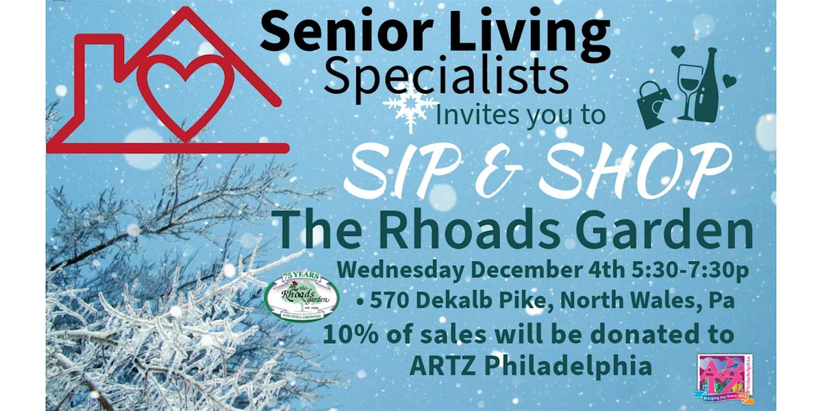 Senior Living Specialists Philly Sip & Shop