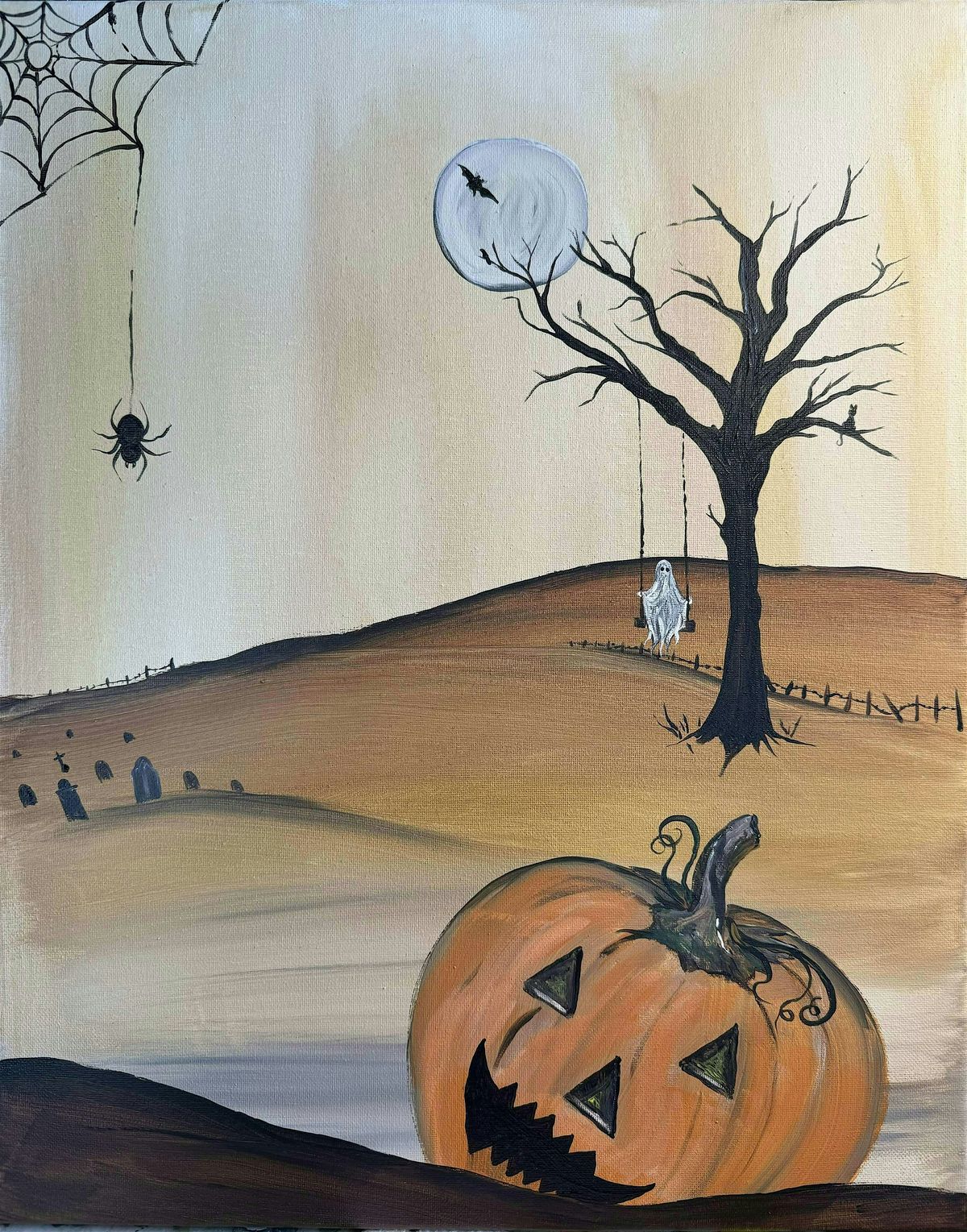 Halloween Paint & Sip at DERLZ