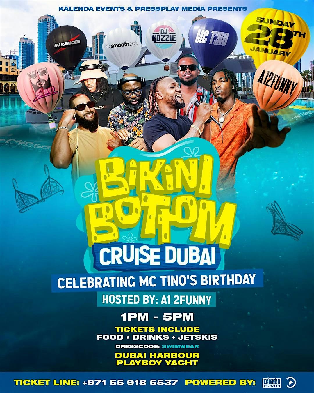 Bikini Bottom Cruise Dubai (Yacht Party)