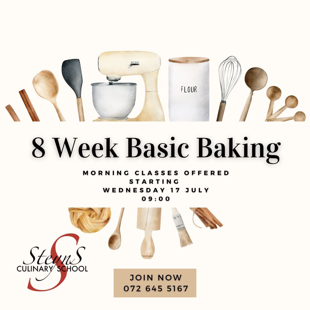 8 Week Basic Baking Morning Class