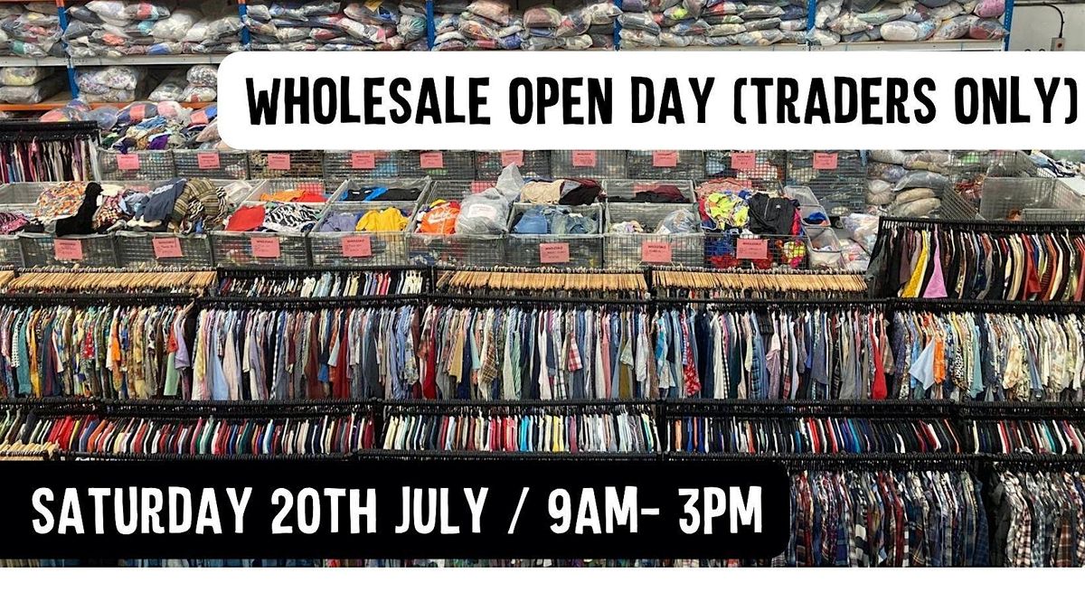 July Trader Wholesale Open Day at our HQ