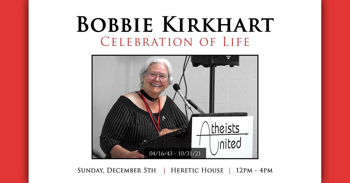 Bobbie Kirkhart Celebration of Life (Community Memorial)