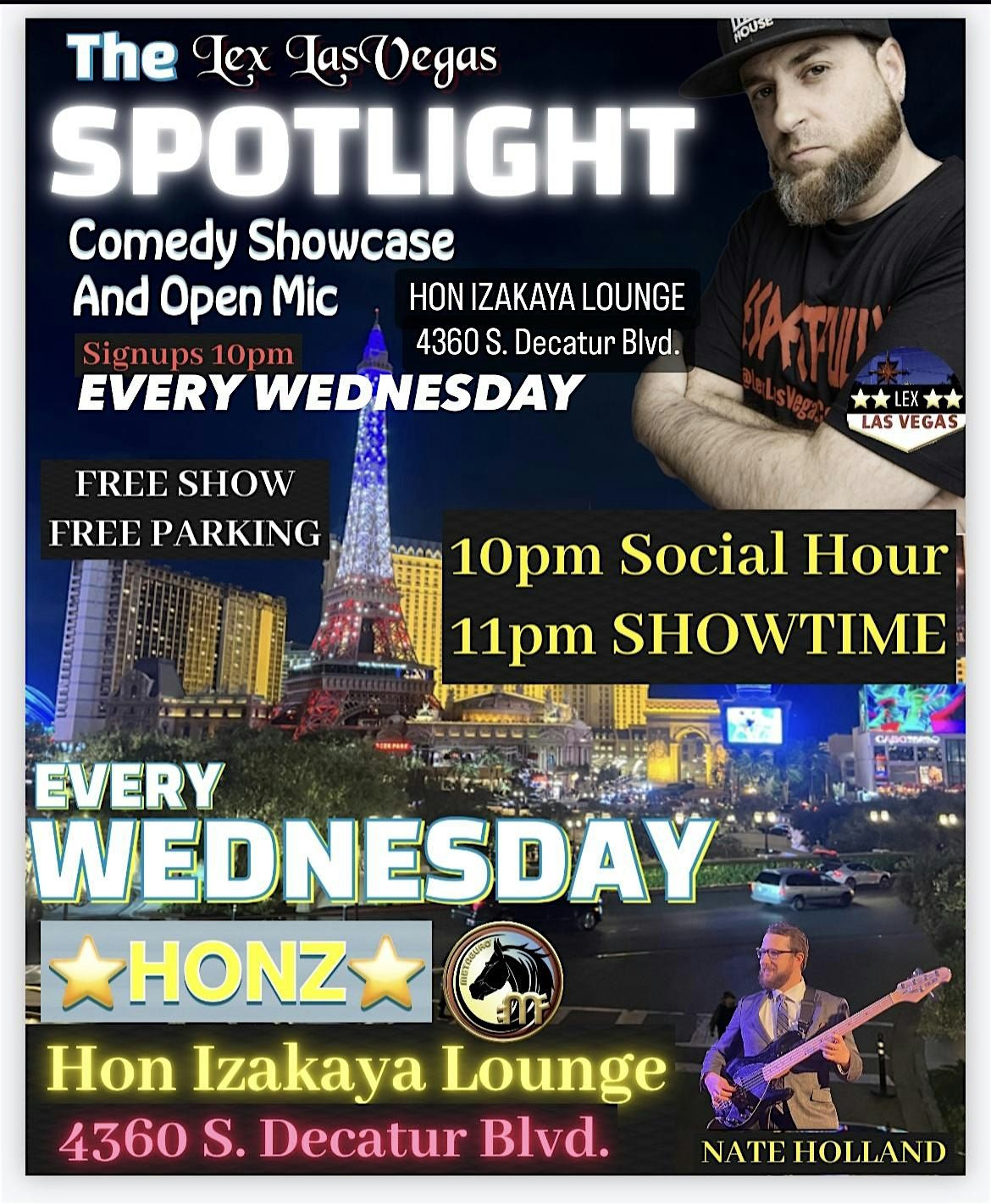 The LEX LasVegas SPOTLIGHT Comedy Showcase & Open Mic