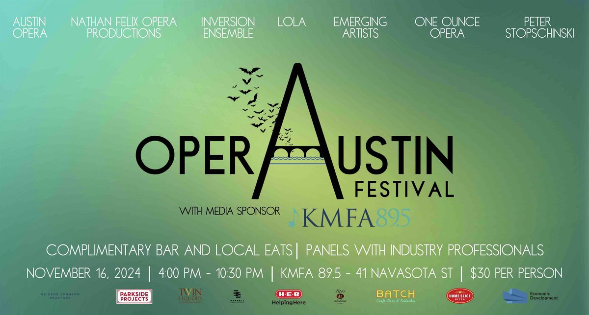 Opera Austin Festival [Tickets at www.OperaAustinFestival.com]