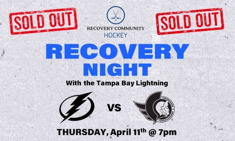 2nd Annual Tampa Bay Lightning Recovery Night