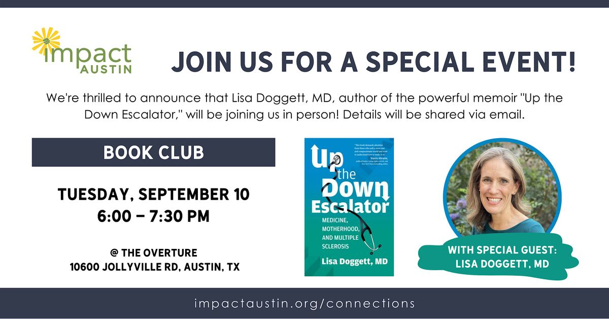 Impact Austin Fall Book Club: An Evening with Dr. Lisa Doggett