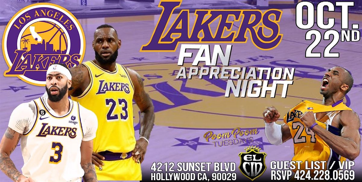 It's An LA LAKER PARTY (REP YOUR LAKER's GEAR) PURPLE & GOLD