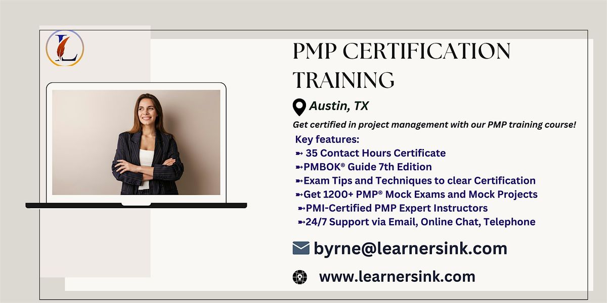 Confirmed 4 Day PMP Bootcamp In Austin, TX