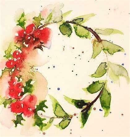 Watercolours for Wellness: Happy Holidays