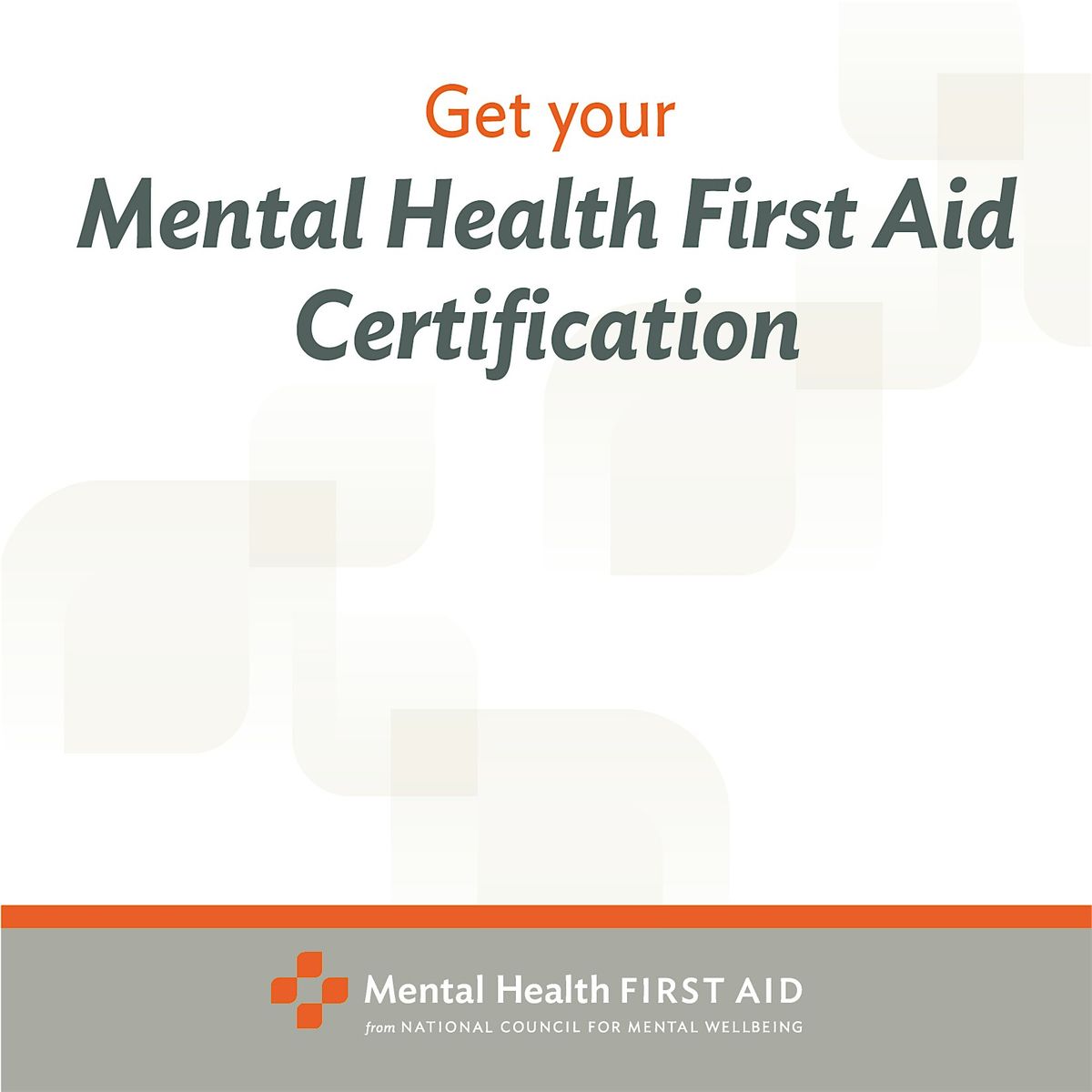 Mental Health First Aid-Adults