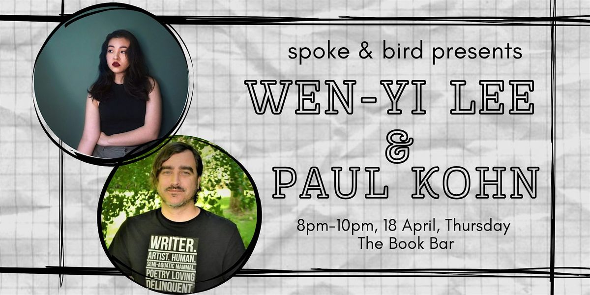 Spoke & Bird presents: Wen-Yi Lee & Paul Kohn