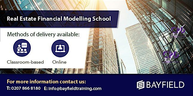 Bayfield Training - Real Estate Financial Modelling School (In-Person)