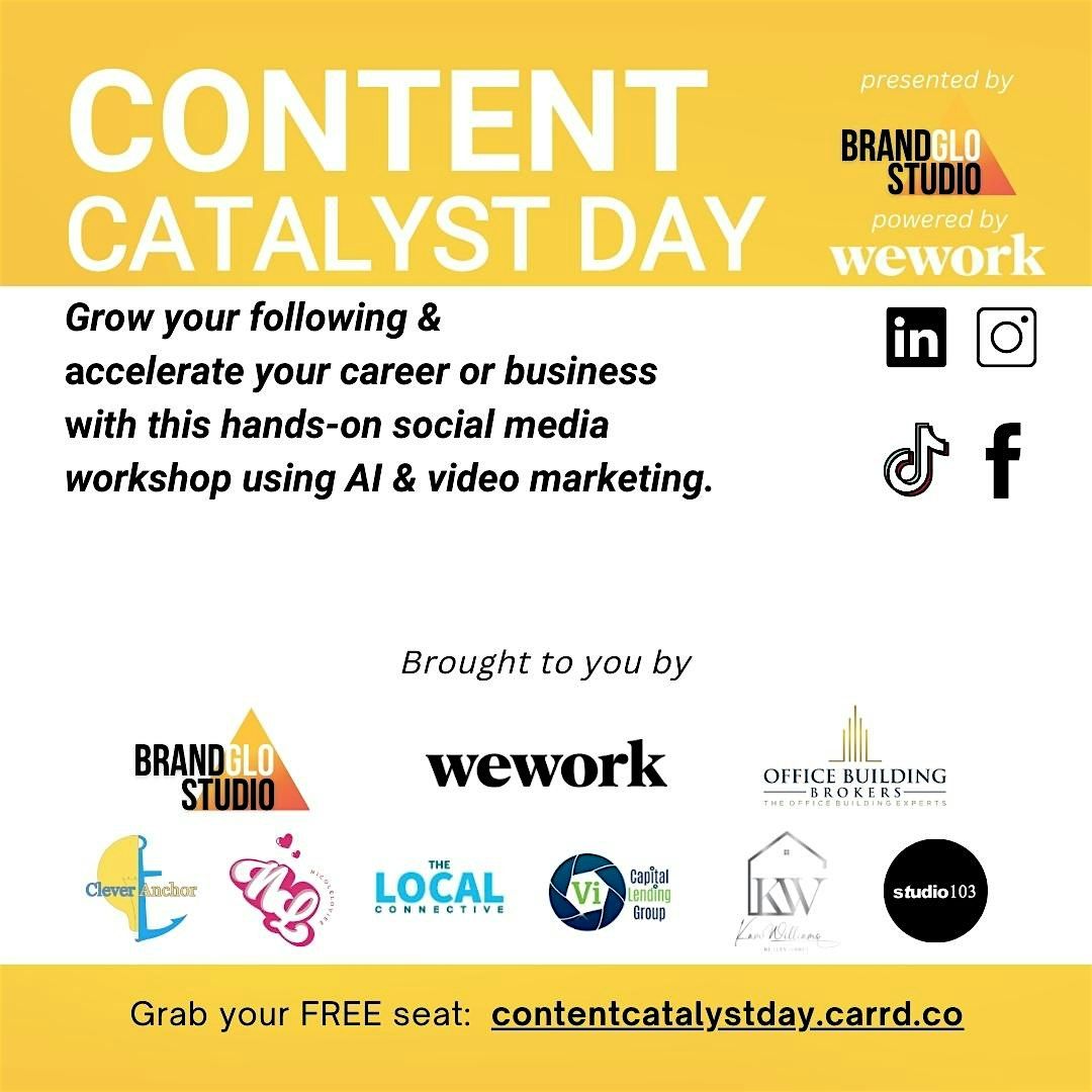 Content Catalyst Day: Social Media Content with AI & Marketing Strategies