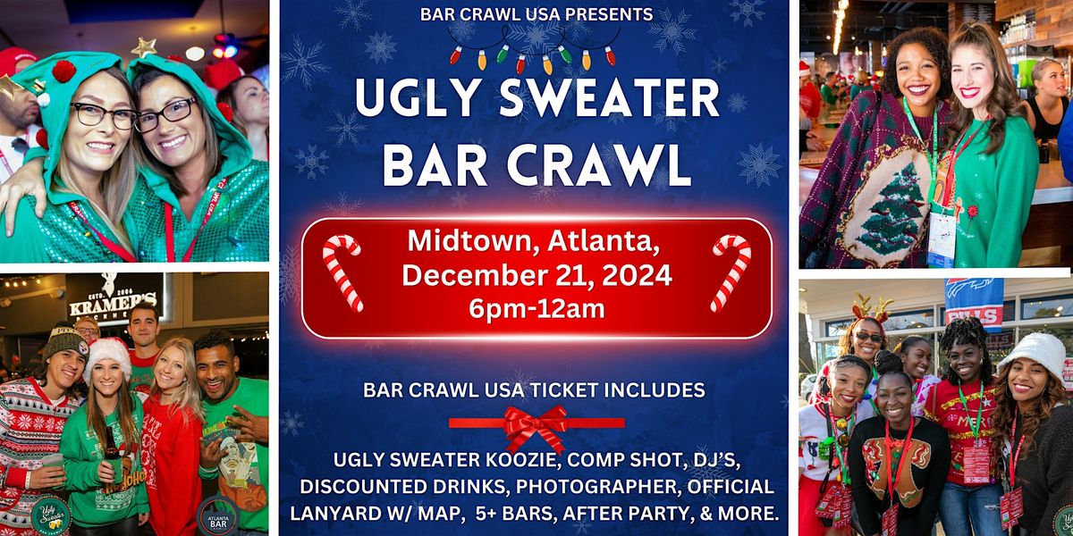 10th Annual Ugly Sweater Crawl: Atlanta, Midtown