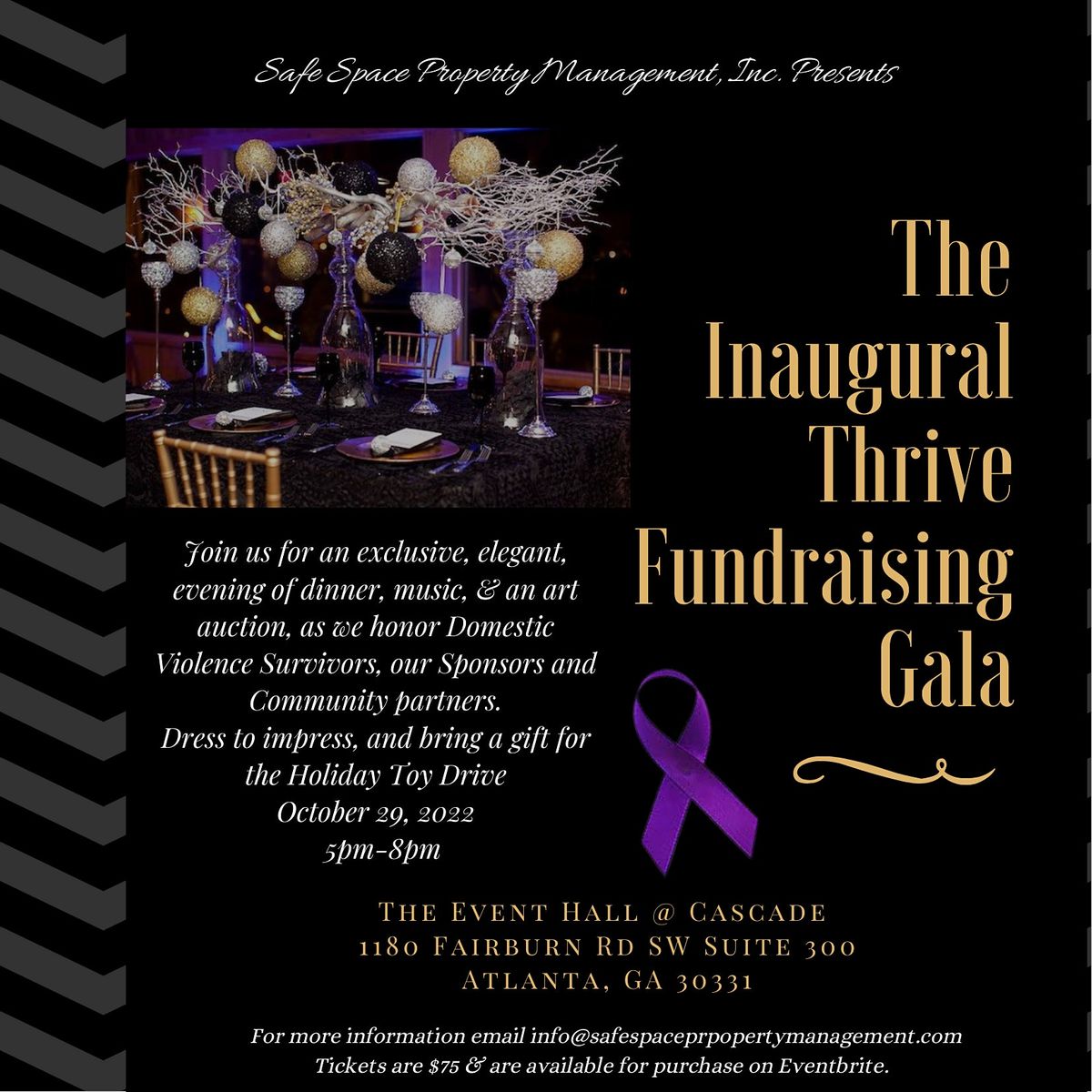 The Inaugural Thrive Fundraising Gala