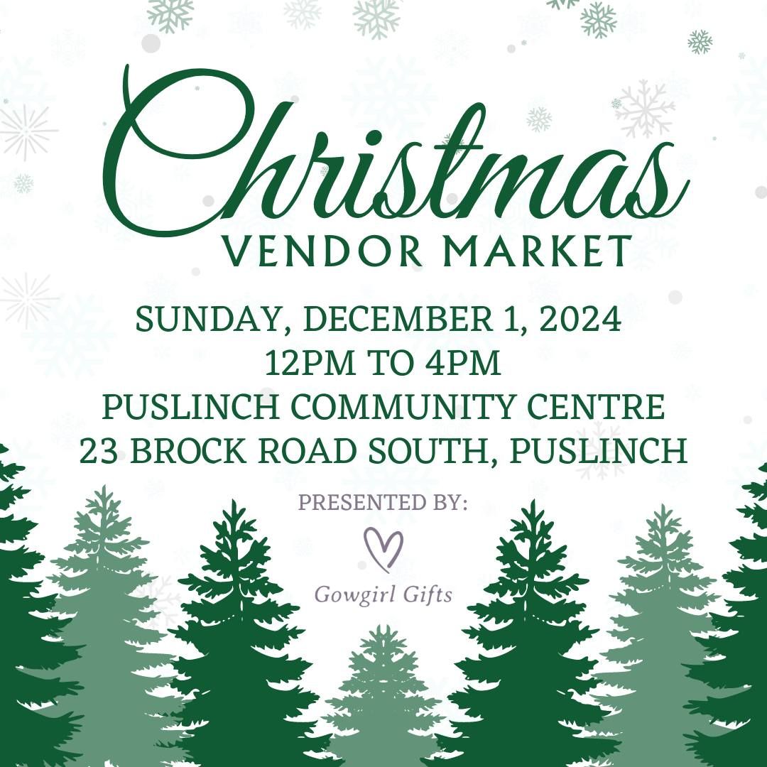 Christmas Vendor Market presented by Gowgirl Gifts