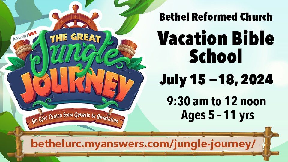 Vacation Bible School - The Great Jungle Journey