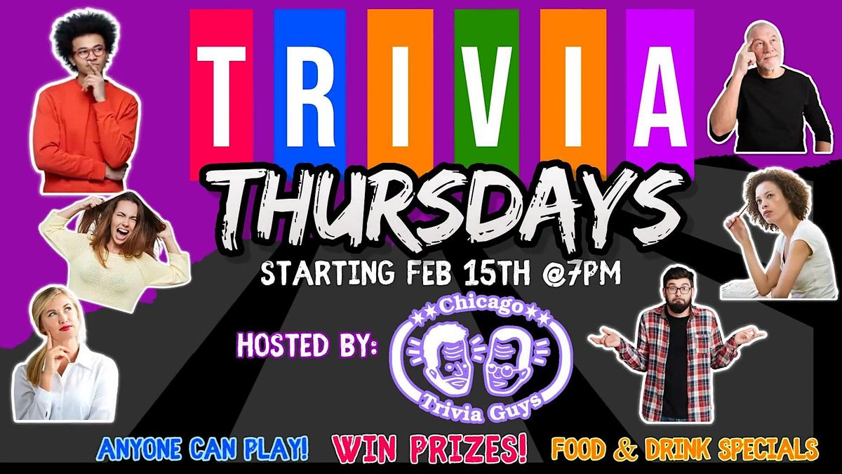 Trivia Thursdays W\/Chicago Trvia Guys