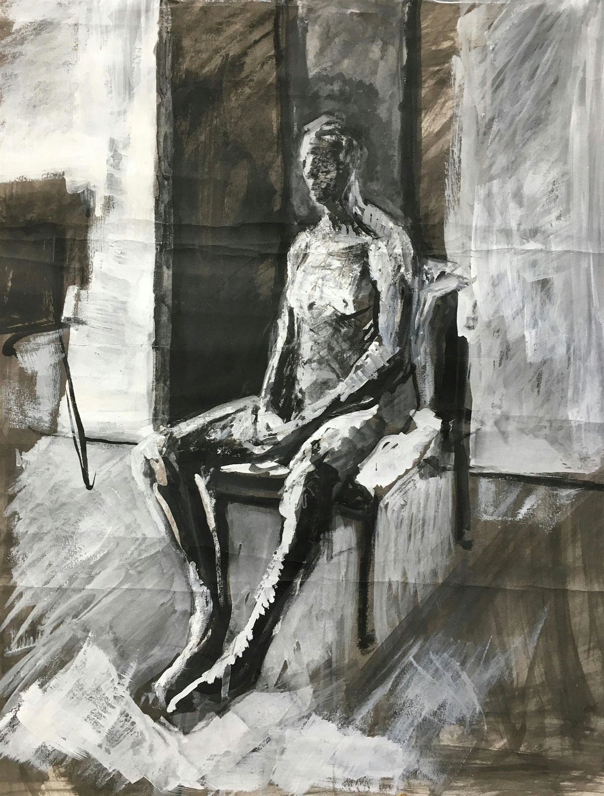 October's Long Pose Life Drawing at the Broadway Gallery