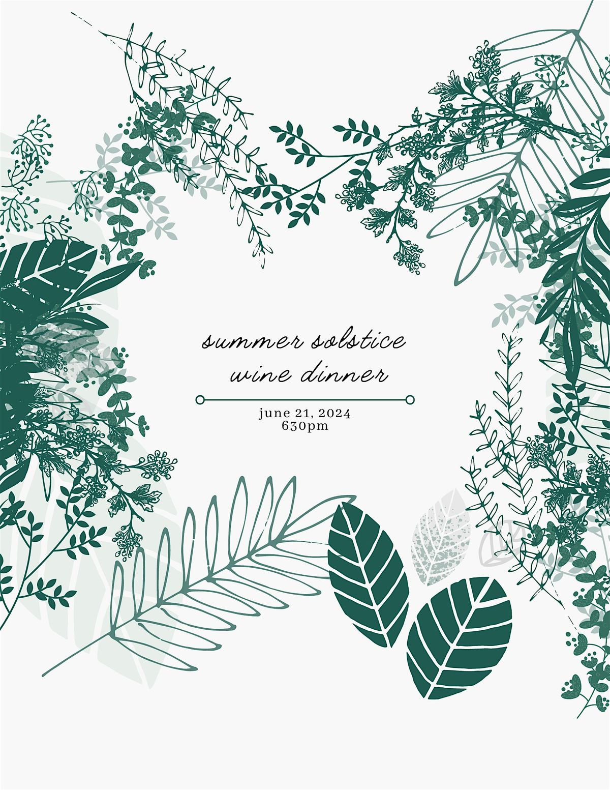 Summer Solstice Wine Dinner