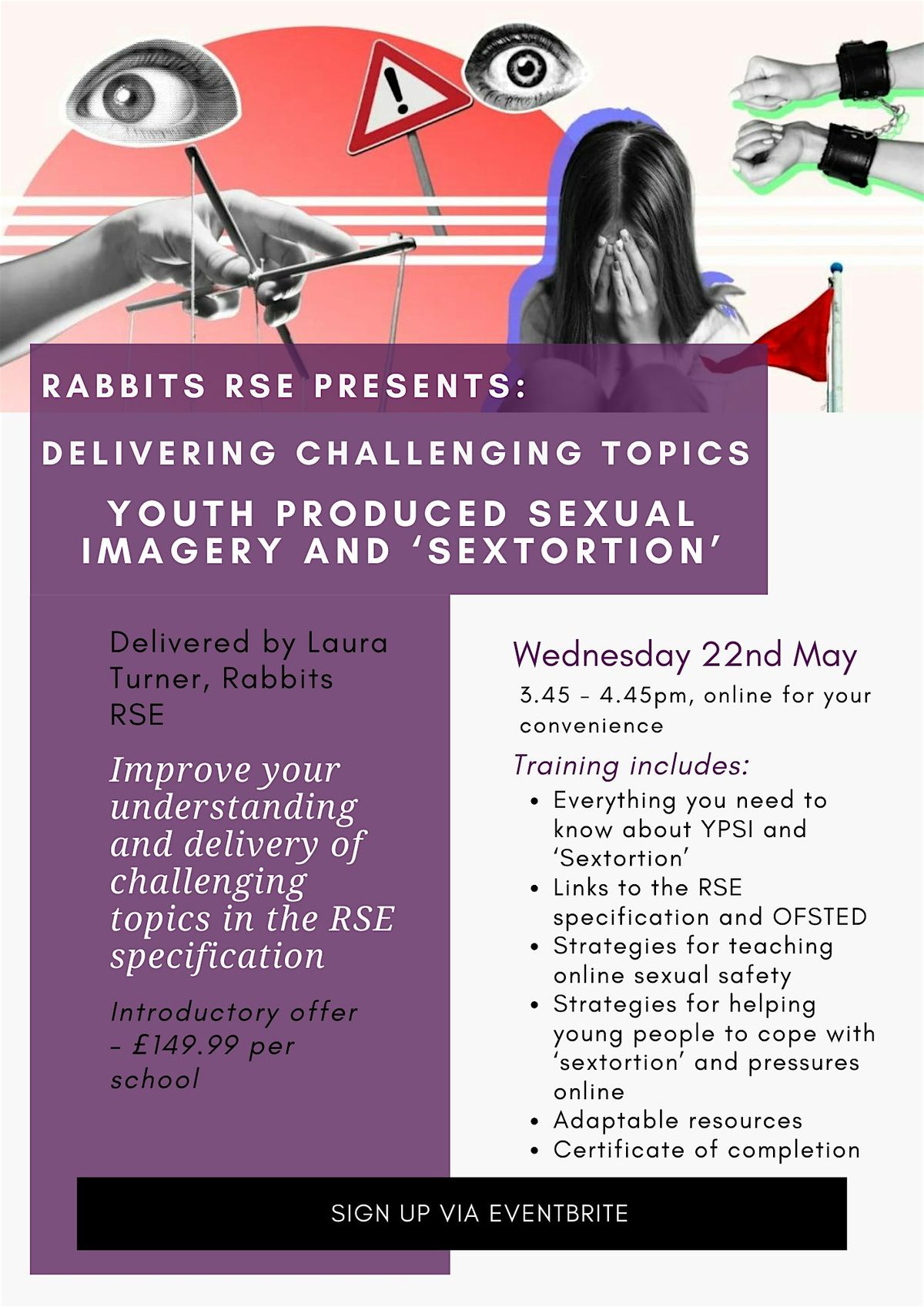 Rabbits RSE Presents: Delivering difficult topics - YPSI and 'Sextortion'