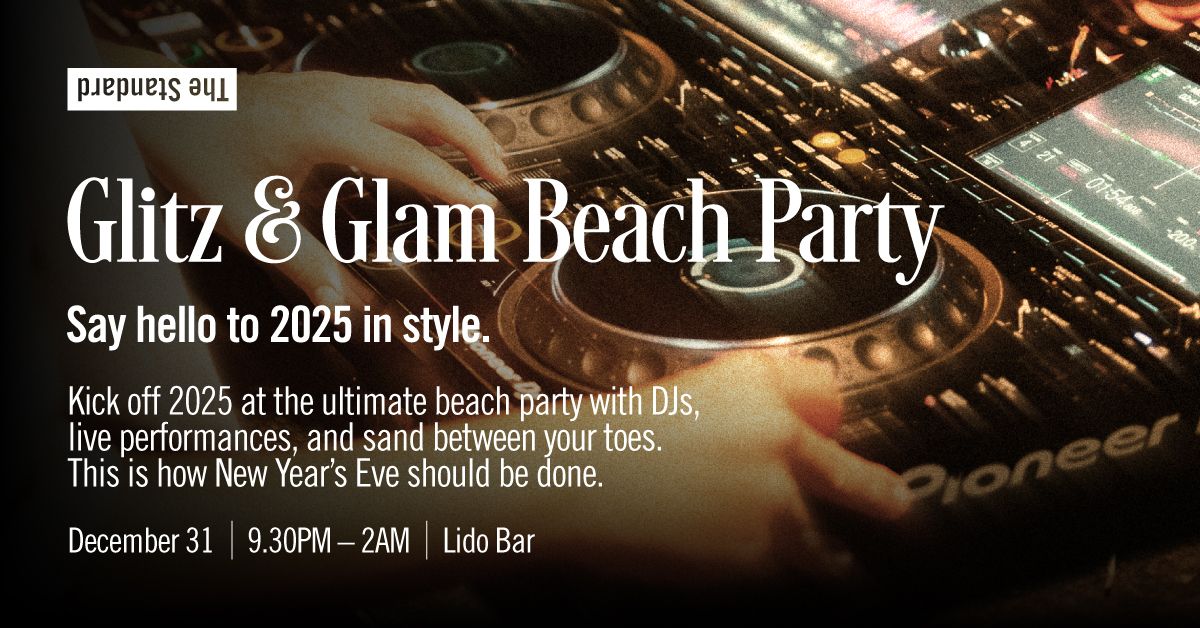 Glitz & Glam Beach Party: New Year's Eve Countdown Party