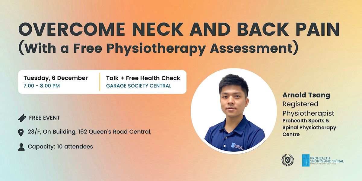 Overcome Neck and Back Pain (Free Physio Assessment)