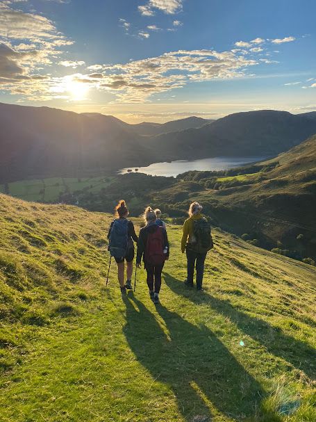 Bluebells on Rannerdale Knotts, Whiteless Pike, Wandope and Grasmoor loop from Crummock