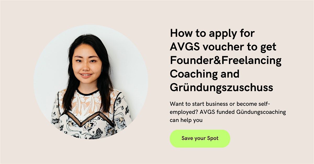 How to apply AVGS Founders & Freelancer Coaching to get Gr\u00fcndungszuschuss?