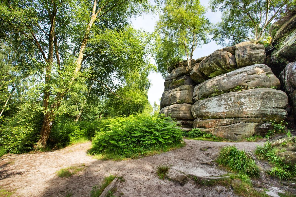 HIKE 21km Eridge - ancient Towering Rock formations and Manor Houses