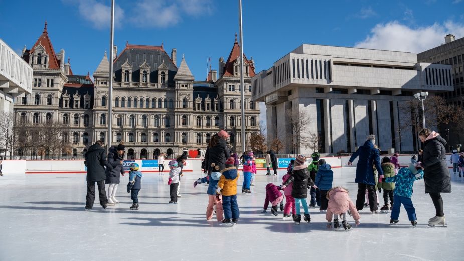 Ice Rink Opening Day