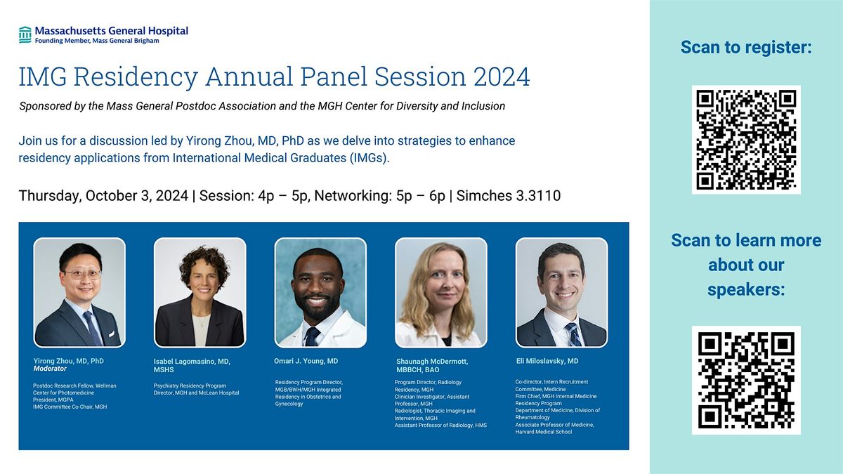 IMG Residency Match Annual Panel Session 2024