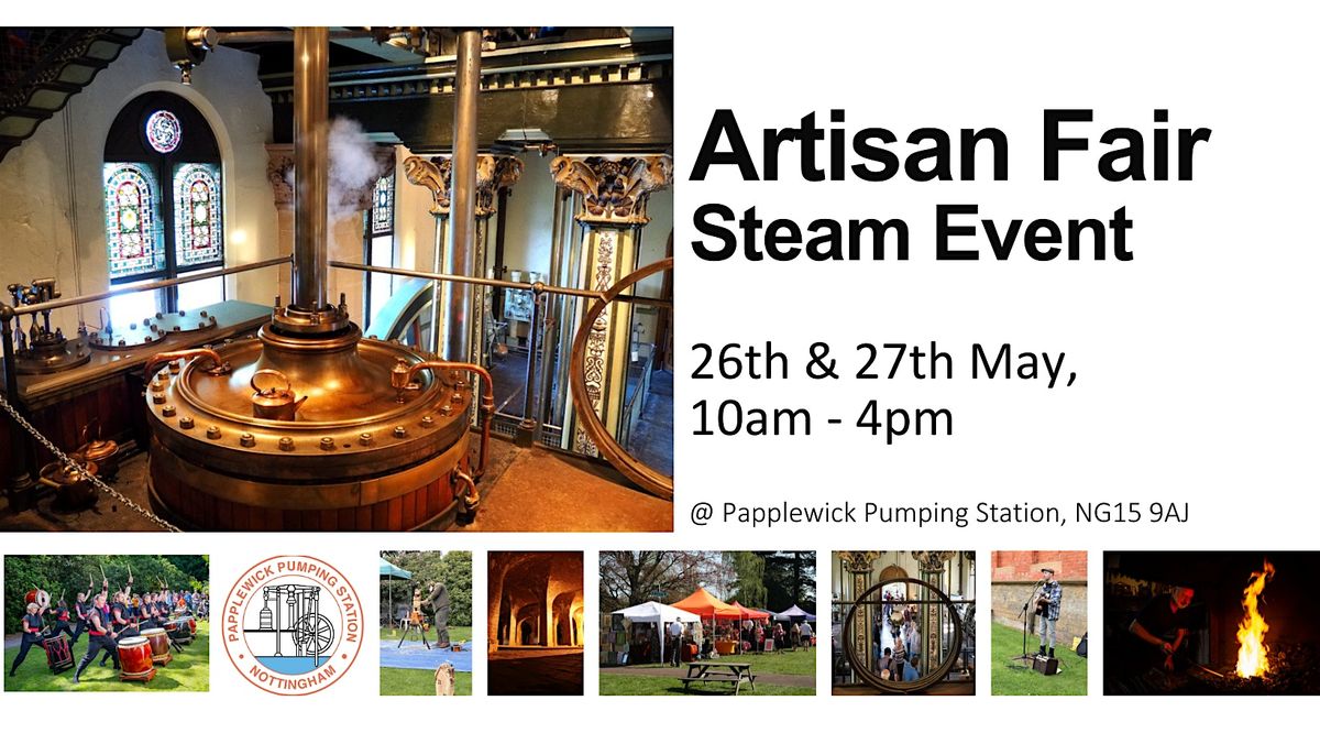 Artisan Fair steaming event, May 26th\/27th