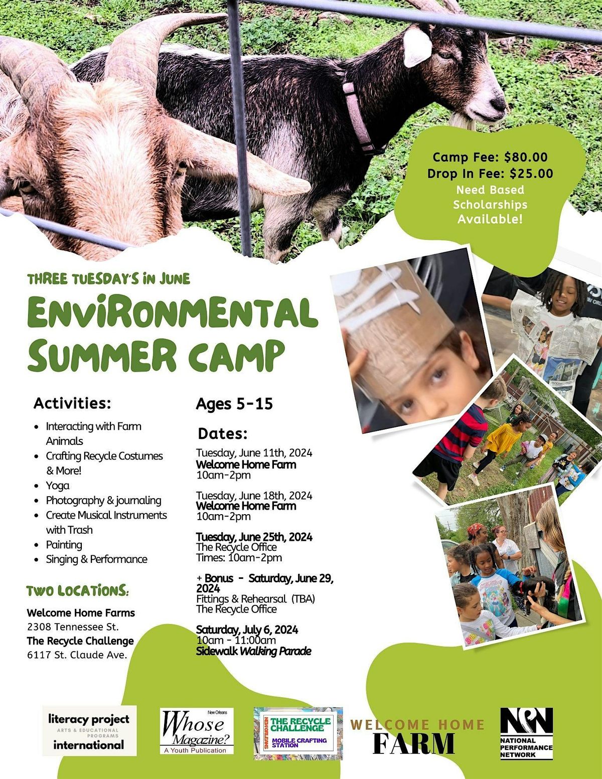 The Environmental Summer Camp (6\/11\/24 One-Day Drop In)