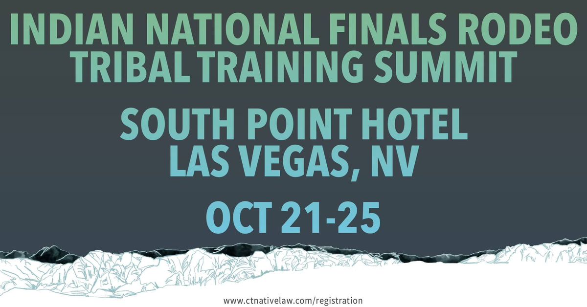 INFR Tribal Training Summit