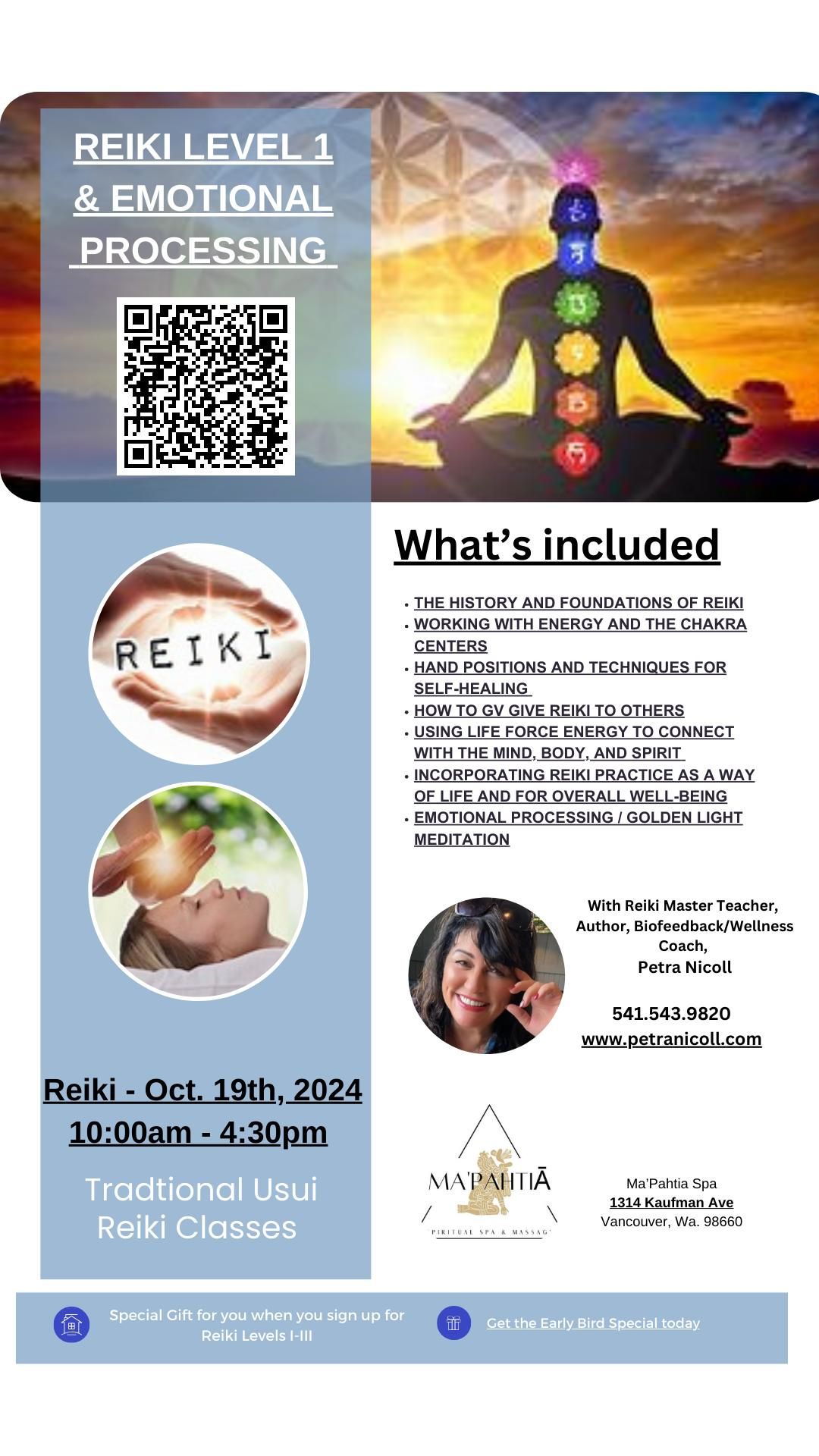 Reiki Level 1 & Emotional Processing