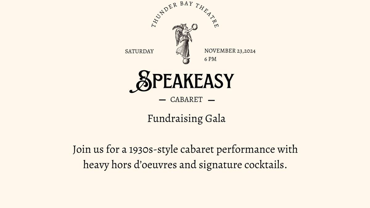 Speakeasy Cabaret Fundraising Gala