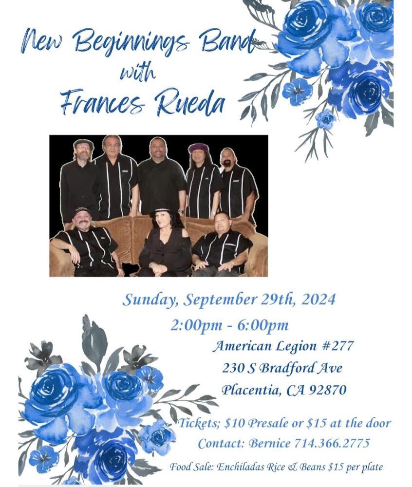 The New Beginnings Band ~ Live at the American Legion in Placentia