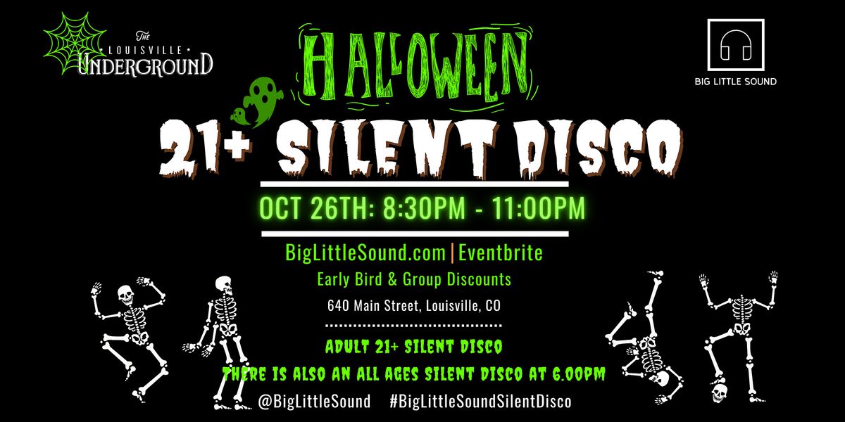 Halloween Silent Disco -21+ Party!