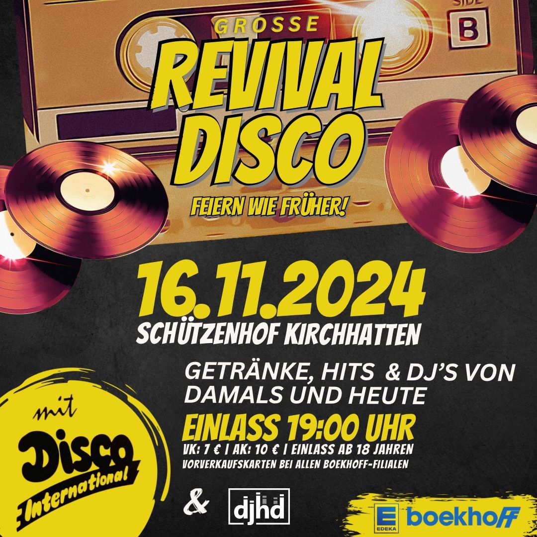 Revival Disco mit DISCO INTERNATIONAL