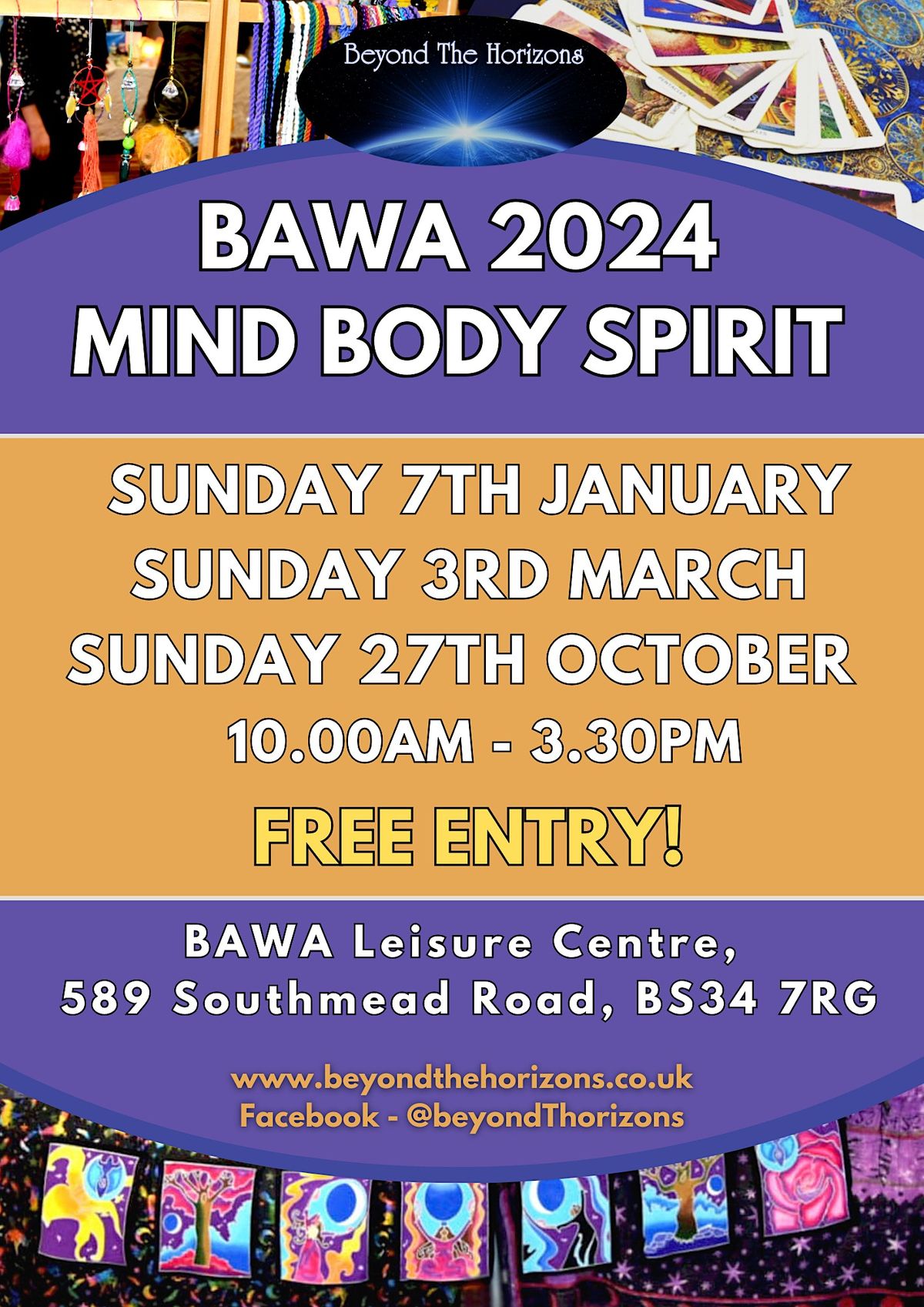 October Mind Body Spirit Fayre - BAWA Southmead