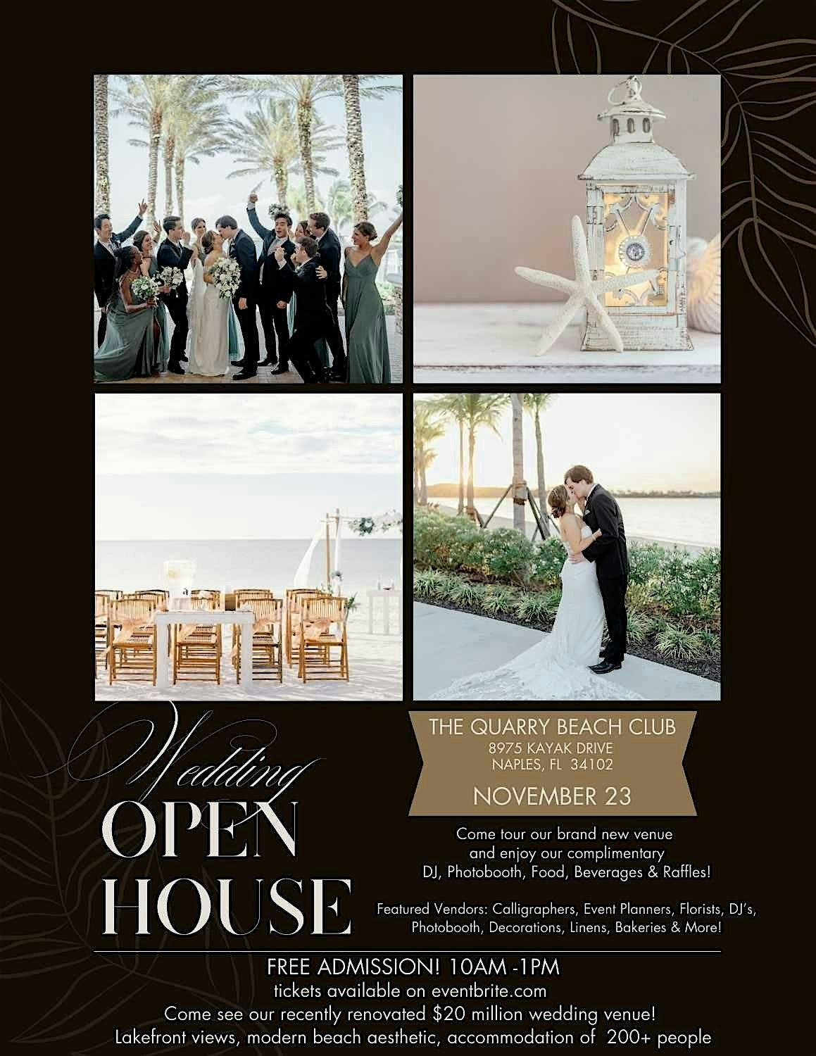 Wedding Open House- Quarry Beach Club