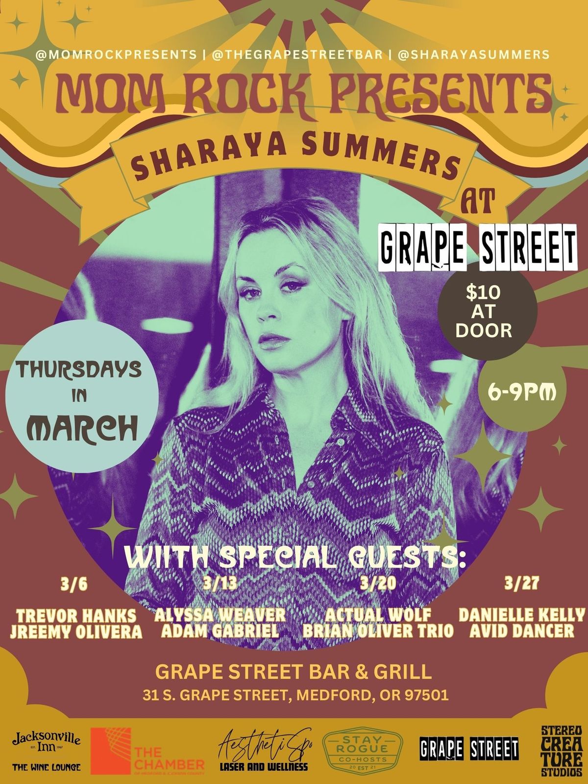 Mom Rock Presents: Sharaya Summers @ Grape Street